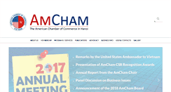 Desktop Screenshot of amchamhanoi.com