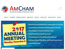 Tablet Screenshot of amchamhanoi.com